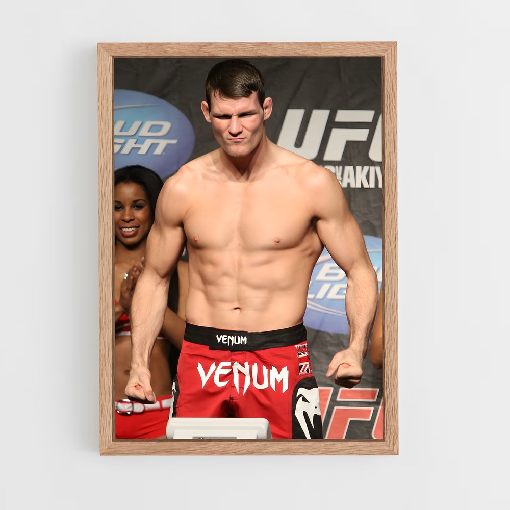 Poster Bisping vs Vanderen – affiche MMA (vue 4)